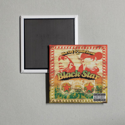 Black Star - Mos Def & Talib Kweli Are Black St Album Cover Locker Fridge Magnet