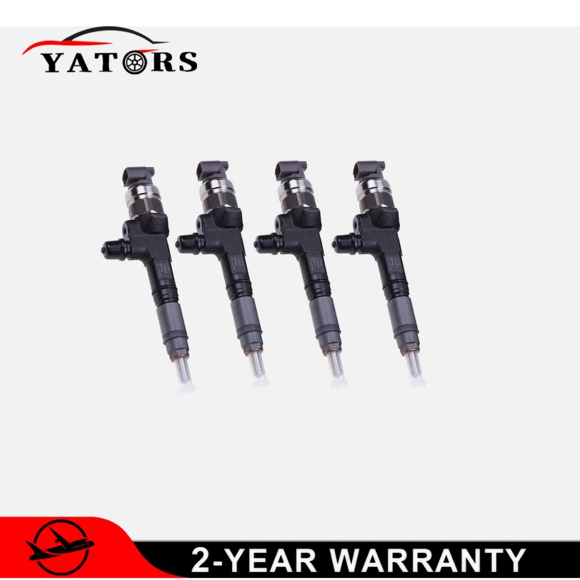 4PCS New Denso 1J770-53050 53051 Fuel Injector for Kubota V3307 M6060HD SSV75