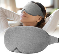 Cotton Sleep Eye Mask - Travel Eye Mask for Sleeping Airplane Blackout E