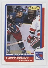 1986-87 O-Pee-Chee Larry Melnyk #95 0m8e