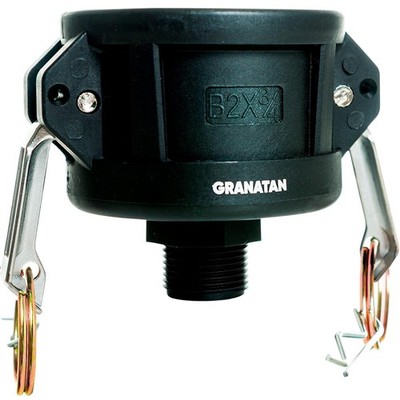 Granatan IBC Tote Fittings for 275 330 Gallon Tote Tank, 2 Inch Coupler × 3/4 In