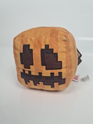 Minecraft geschnitzter Kürbis Plüsch - Offizielles Mattel Mojang 5 Zoll Stofftier - Neu Etikett