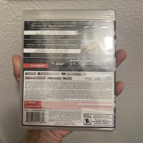 GRID Autosport - Edizione Limitata Nera (Sony PlayStation 3, 2014) NUOVO Sigillato - Foto 2 di 6