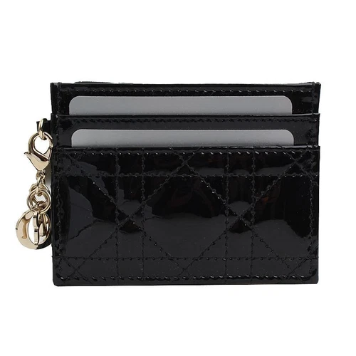 Porte carte Dior en cuir verni 56547543