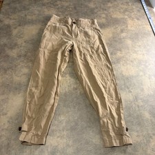 Banana Republic Utility Pants Womens 2 Tan Lyocell Jogger Button Cuff 850812-02