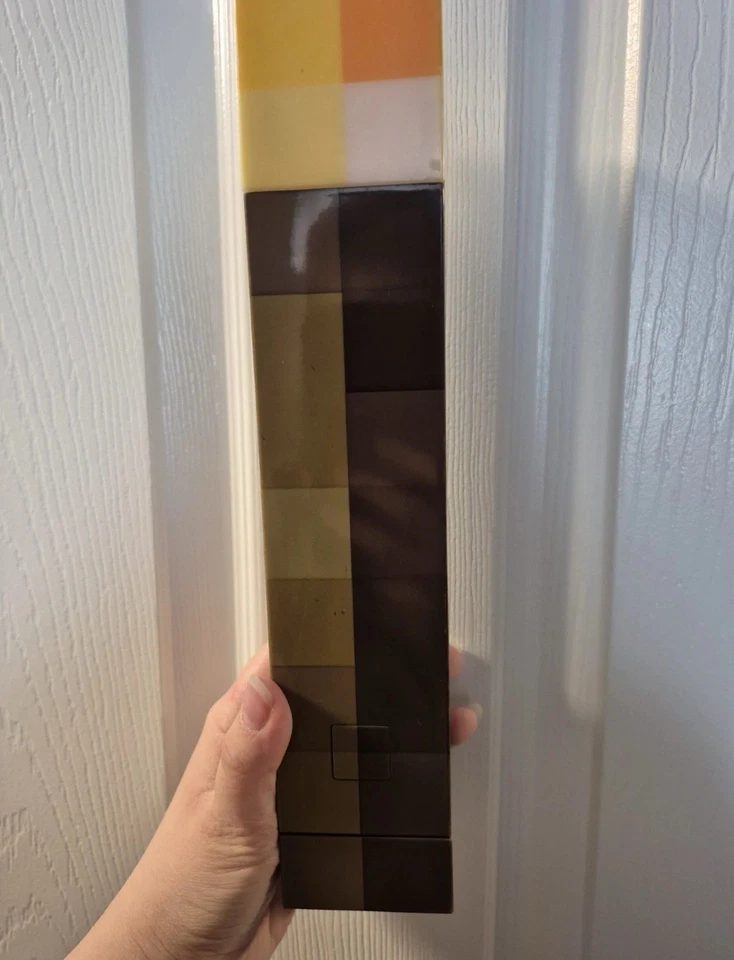 Minecraft Torch Battery Operated Portable Night Light-2 Packs Halloween Kid Gift - Image 4 of 4