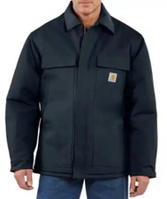 CARHARTT MEN'S LOOSE FIT FIRM DUCK TRADITIONAL COAT Sz MEN 3XL DARK NAVY 145