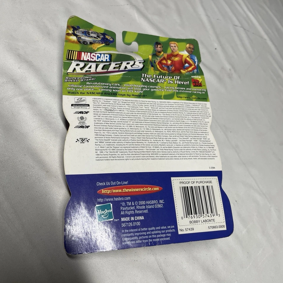 Vintage Bobby LaBonte Diecast Car 1:64 Interstate Batteries Racing Pontiac 2000 - Image 3 of 4