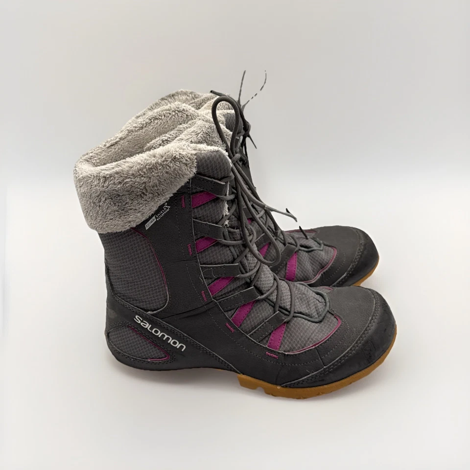 SALOMON Women's Leone Thinsulate Insulation 200 Gram Waterproof Boots 8 - Image 3 of 4