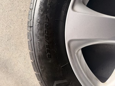 TOYOTA SIENNA 2012 OEM WHEEL RIM 17'' 17X7 W/ TIRE P235/60R17 103T GRAY 75K