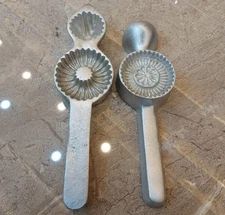 Pistachio Dates cookies Maamoul Metal Mold, Ramadan 3 Shapes قالب معمول 3 اشكال