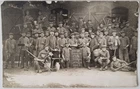 Postcard - Photo - German Soldiers with Service Board "Great Cleaning" - 1st WW2 1917