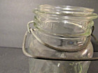 Vintage Atlas E-Z Seal Quart Mason Canning Jar Glass Lid & Wire Bail 1920's — photo 7