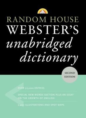 Random House Webster's Unabridged Dictionary Hardcover