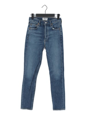 Agolde Damen Jeans W 24 in blau Baumwolle mit Elasthan Skinny
