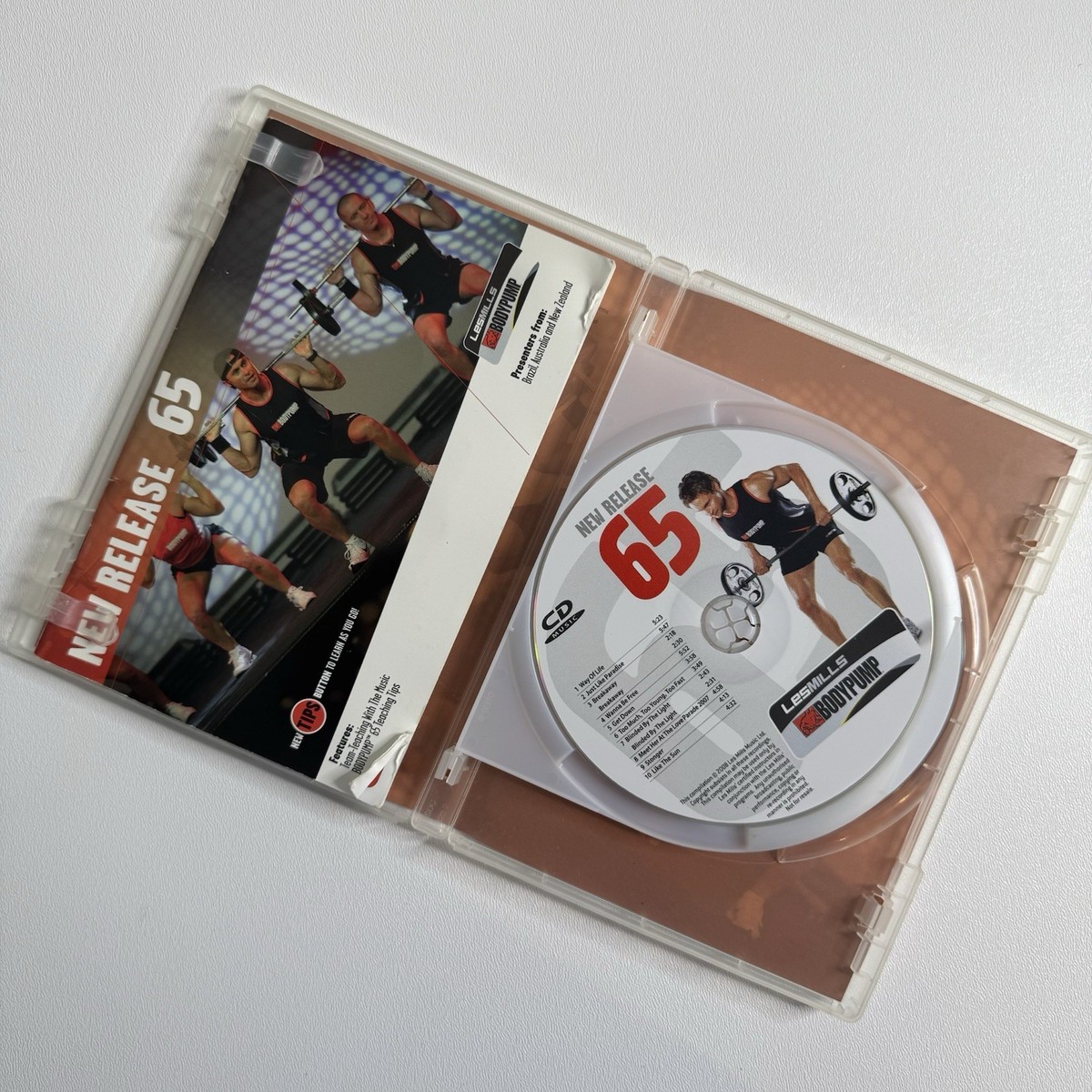 LESMILLS BODYPUMP（DVD、一部専用ケース有り） Les Mills Body Pump 65 Instructor Release Kit DVD CD Case Choreo