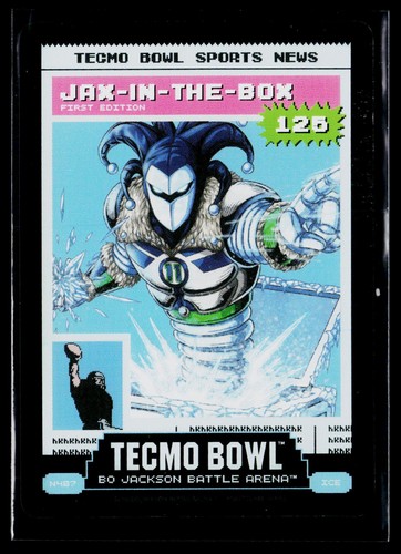 Bo Jackson Battle Arena Tecmo Bowl #125 Jax In The Box News Ice Foil
