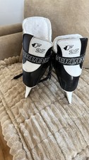 Ferland F25 Adult Ice Hockey Skates Black White  size 6