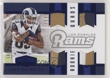 2017 Panini Plates & Patches Rookie Quad Materials Blue 14/50 Josh Reynolds gn1