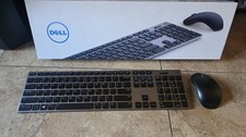 Dell KM717 Bluetooth Wireless Keyboard Mouse Combo Gray