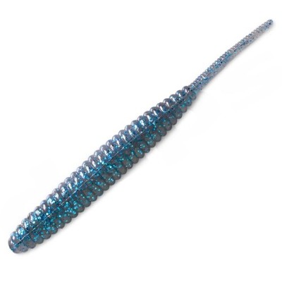 Deps Deathadder 5 Soft Bait Worm Smoke Blue Flake Bass Fishing Lure New 8pcs