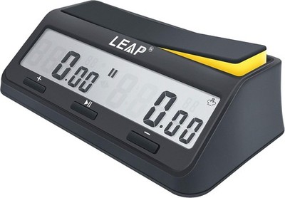 LEAP Chess Clock Digital Timer Advanced for Game and Navy Blue 