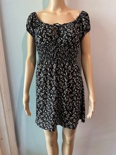 Gorgeous sexy printed black dress