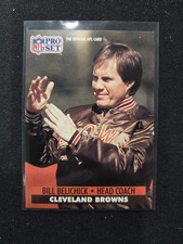 1991 Pro Set Football Bill Belichick RC #126