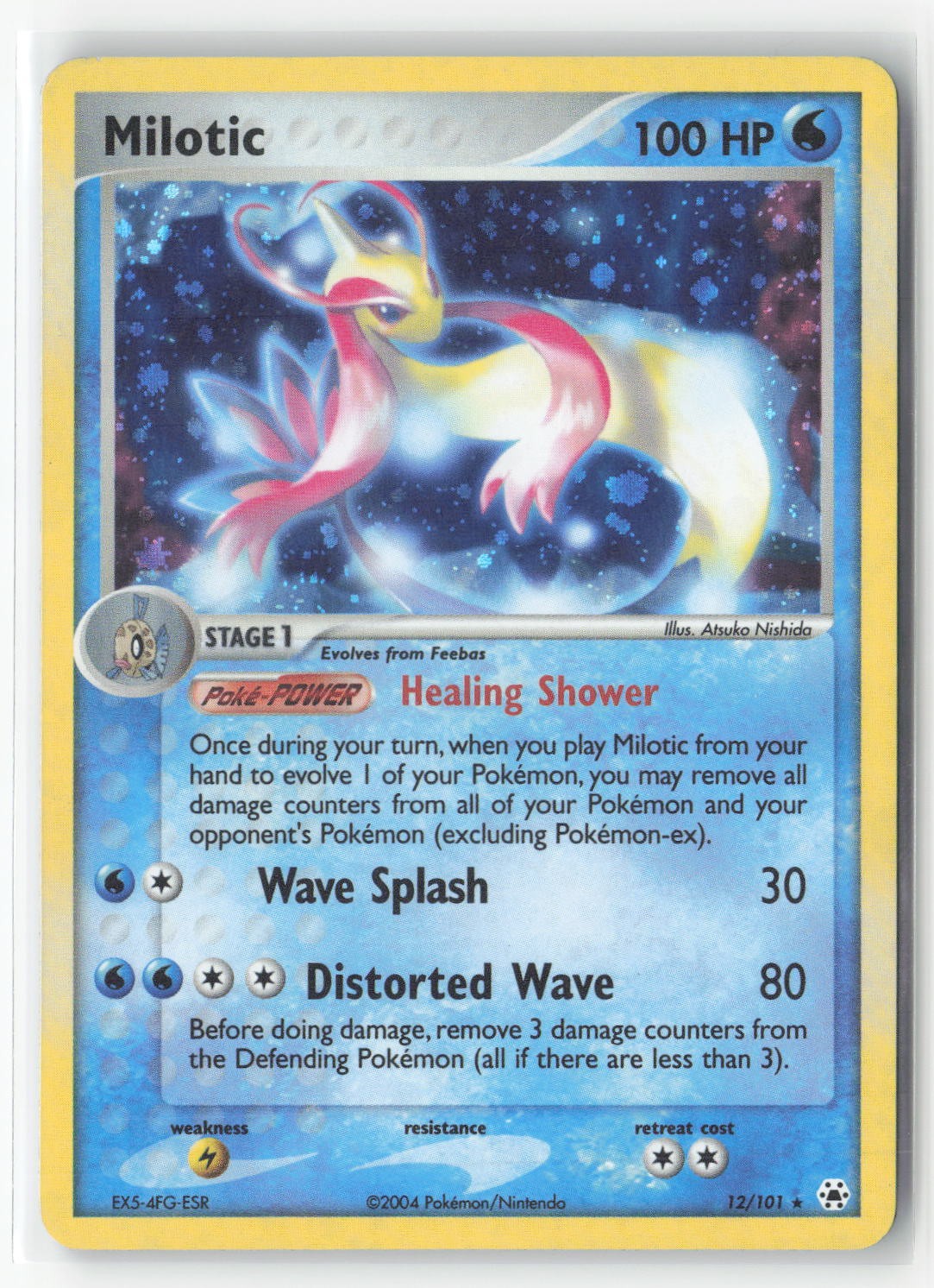 #Milotic #12/101 Holo Rare,Holo Near Mint or Better Pokemon