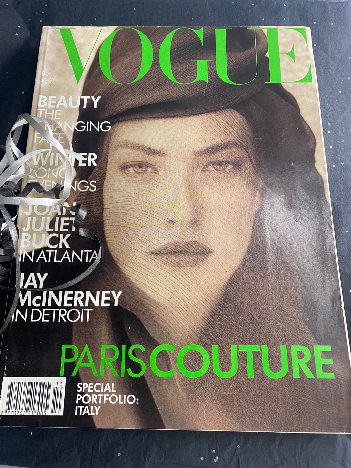 VOGUE Magazine 1988 OCTOBER  FREE gift wrap FAST dispatch