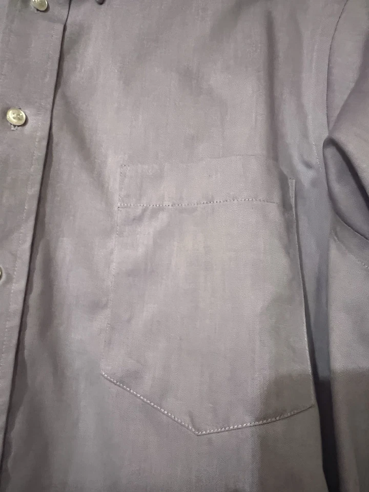 Eagle Shirtmakers длинным рукавом платье рубашка. 16/32/33 светло-фиолетовый фиолетовый - Изображение 4 из 4