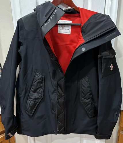 Moncler Grenoble Giacca da Sci Uomo Nera Alte Prestazioni Taglia 3