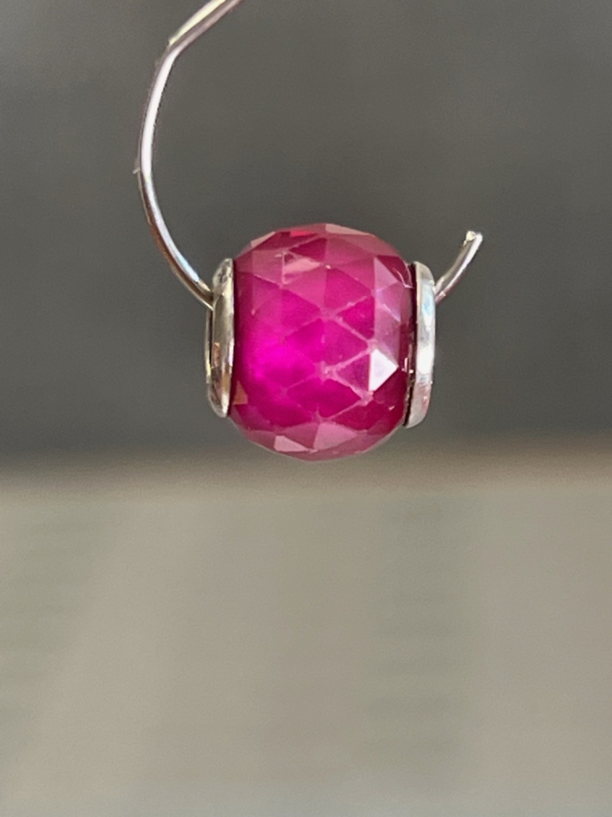 Authentic PANDORA "Synthetic Ruby" Charm #791722S… - image 1