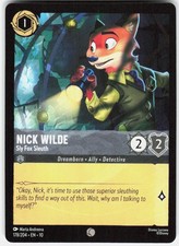 Nick Wilde Sly Fox Sleuth 178/204 Whispers in the Well Disney Lorcana