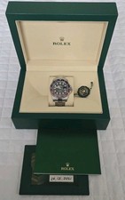 Rolex GMT-Master II Pepsi 40mm Black Dial Ste...