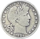 1904-P Barber Half Dollar