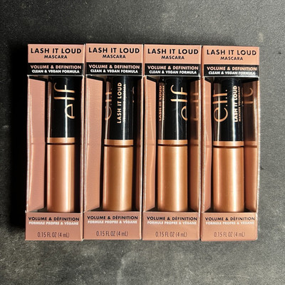e.l.f. Lash It Loud Mascara Black Travel 0.15 fl oz Clean Vegan