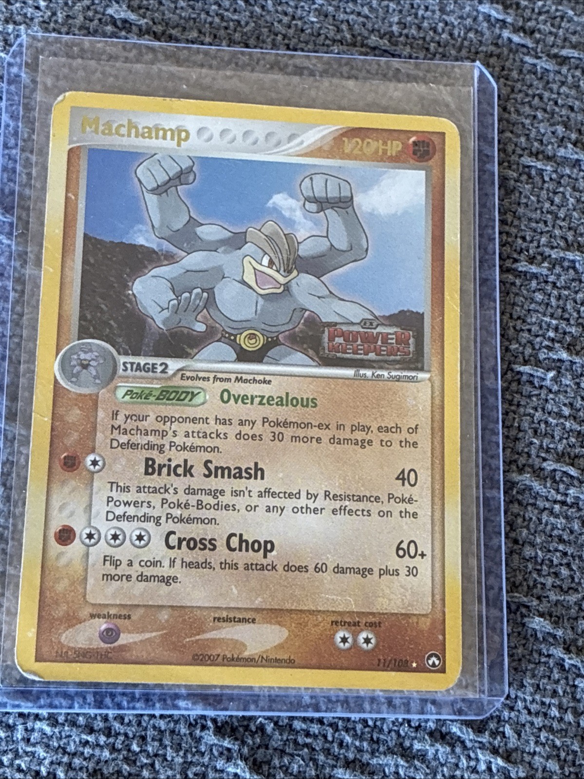 Pokémon TCG Machamp 11/108 Rare Reverse Holo Stamped EX Power Keepers 🔥