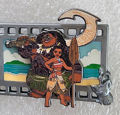 Disney WDI MOG Moana Maui Film Strip Pin 5th Anniversary LE