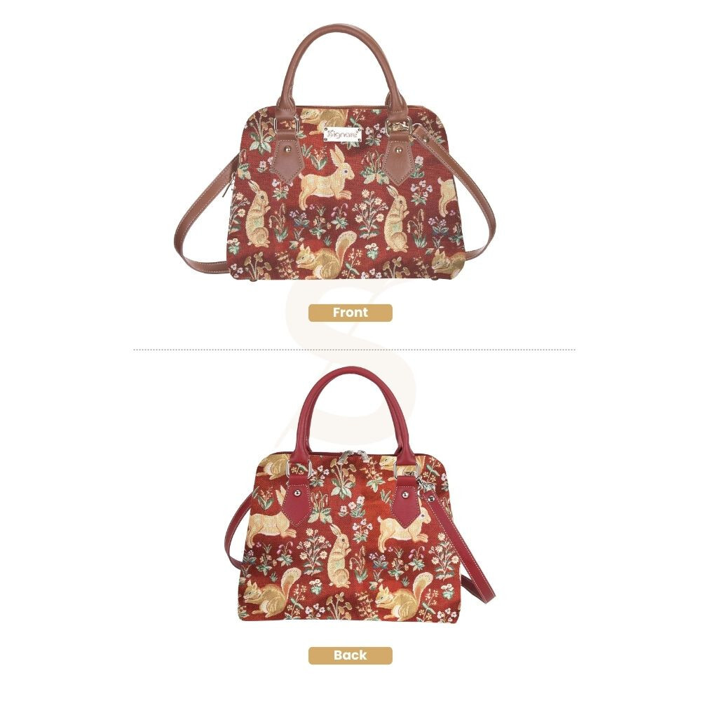 Signare Tapestry Woman's Hand Shoulder Crossbody Bag Rabbit