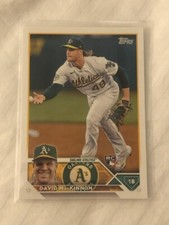 M23-1 2023 Topps Series 1 David MacKinnon Oakland Athletics