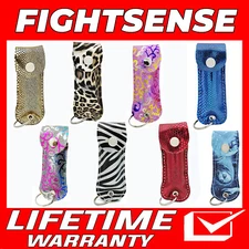 FIGHTSENSE MAXIMUM STRENGTH PEPPER SPRAY WITH KEY CHAIN FOR WOMEN  SELF DEFENSE