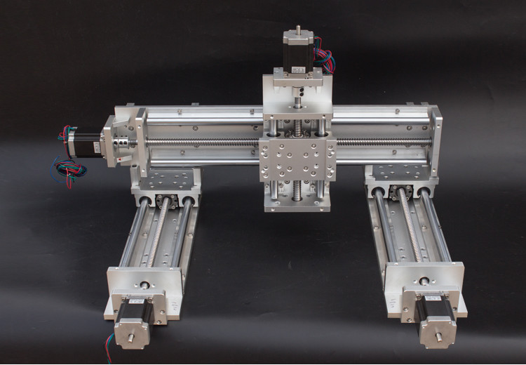 CNC Heavy Load Linear Rail Sliding Module 100~1000mm Ballscrew Milling ...