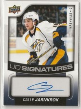 2015 2015-16 Upper Deck Signatures #UDSCJ Calle Jarnkrok Nashville Predators
