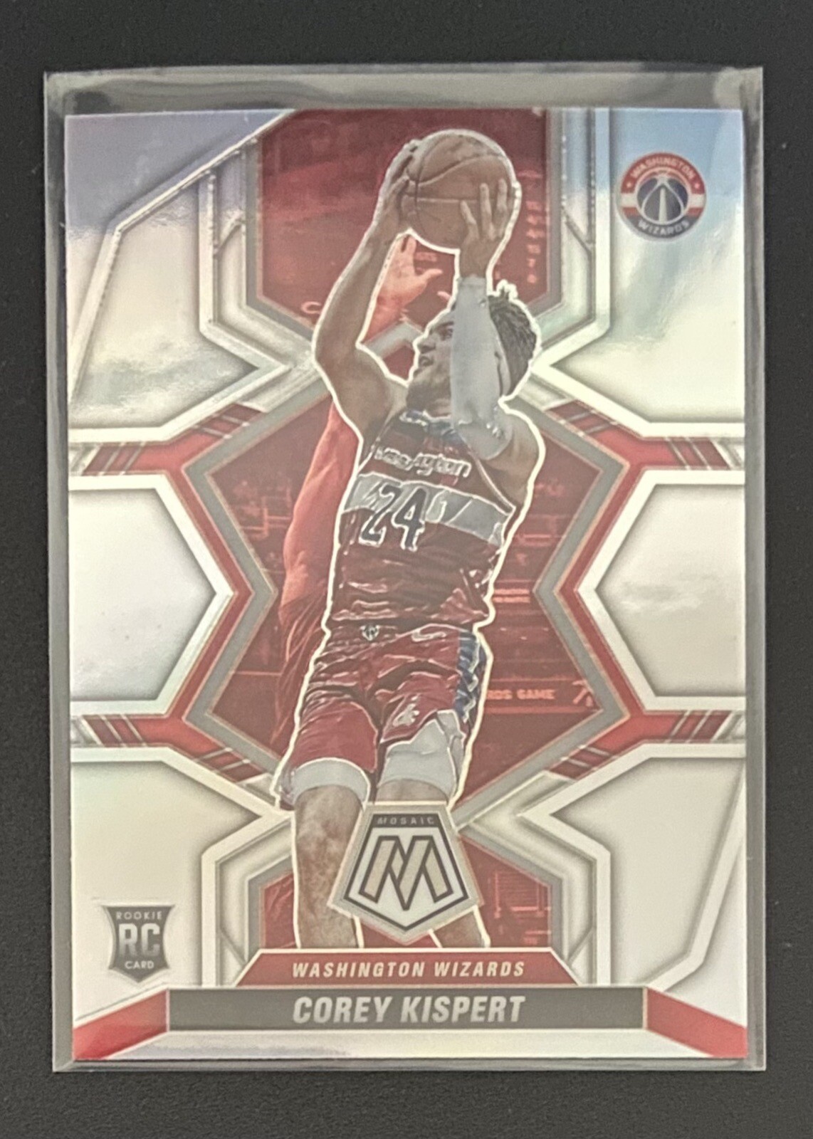 2021-22 Panini Mosaic Rookies Silver Prizm Corey Kispert #213 Rookie RC 🏀