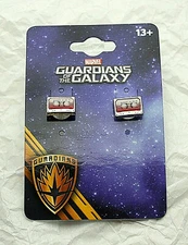 Marvel GOTG Star Lords Guardians of Galaxy Vol 2 Awesome Cassette Earrings New