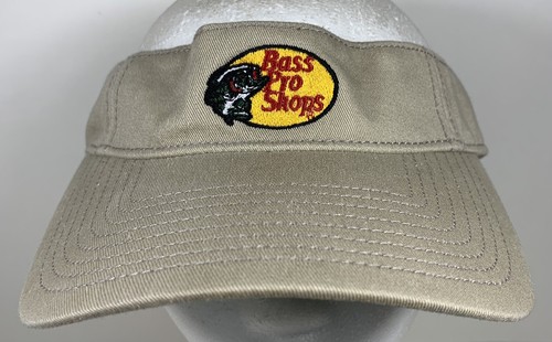 Bass Pro Shops Visor Cap Khaki Big Bass 