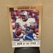 2018 Donruss Walter Payton NFL Man Of The Year #WP-18 Warren Moon Houston Oilers