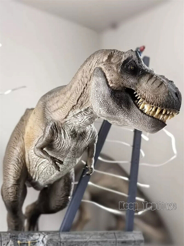 Nanmu Tyrannosaurus Alpha 2.0 Resin Statue T-Rex Dinosaur Model Toy W/Fence Base - Picture 12 of 20