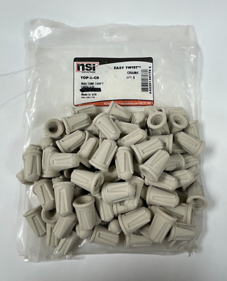 NSI INDUSTRIES EASY TWIST CERAMIC WIRE CONNECTOR TOP-L-CD ** LOT